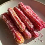 Air Fryer Strawberry Sugar Churros