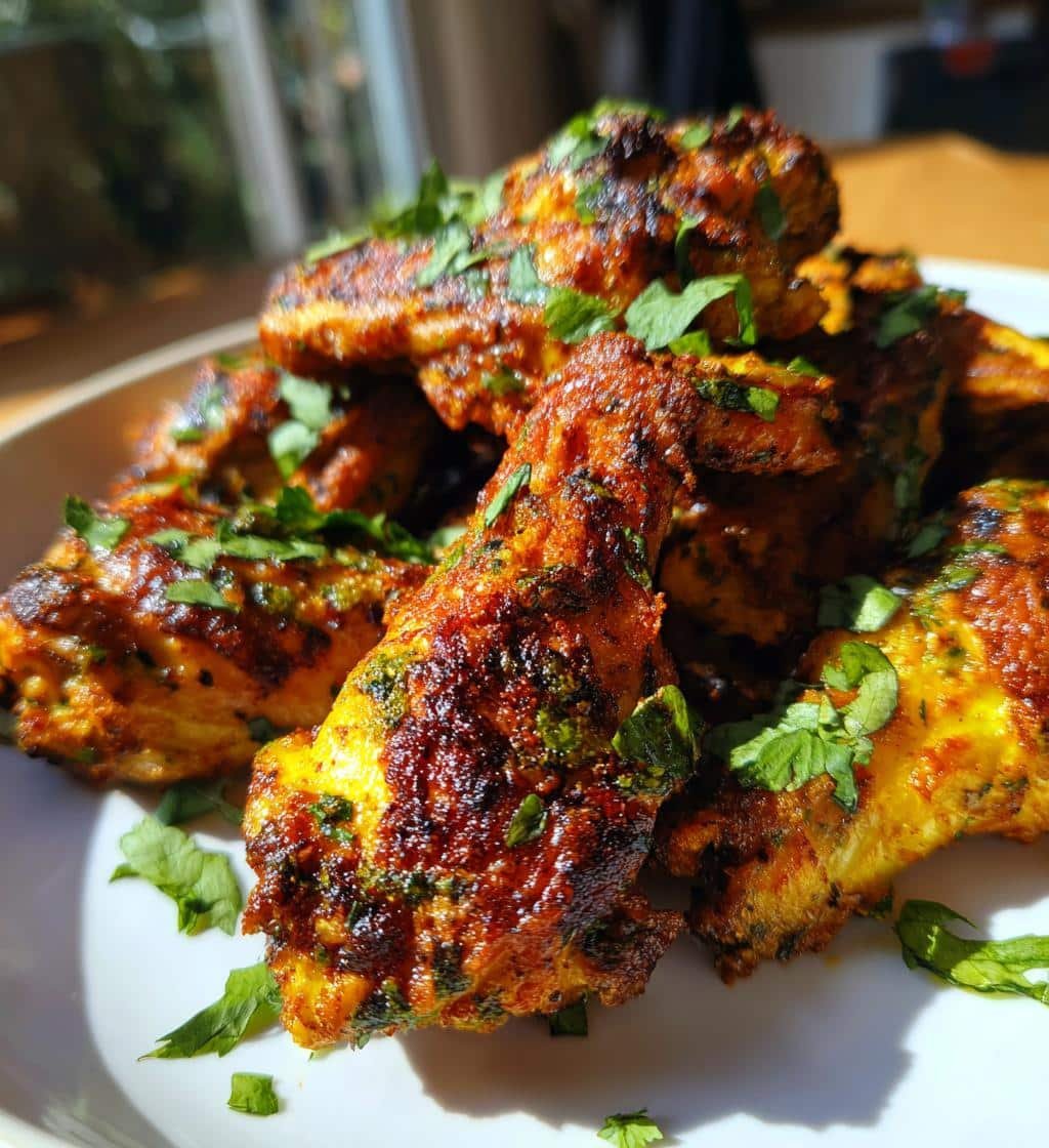 Air Fryer Thai Green Curry Wings