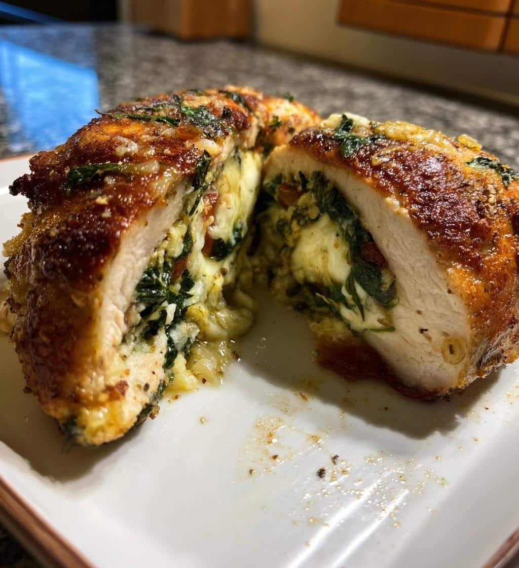 Air Fryer The Best Spinach Stuffed Chicken Breasts - detail 1