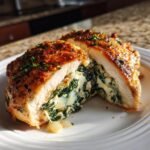 Air Fryer The Best Spinach Stuffed Chicken Breasts