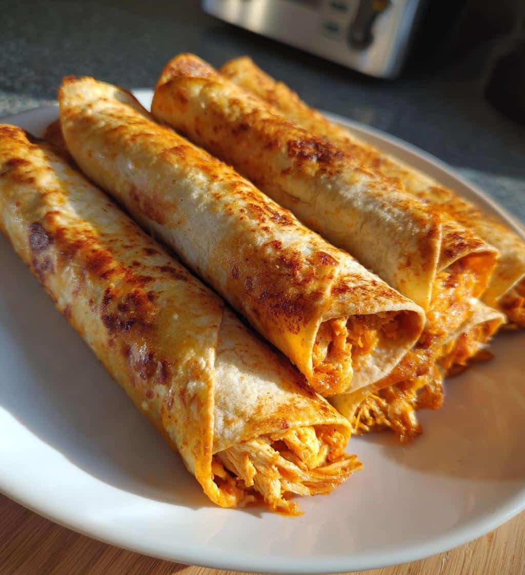 Crispy 25-Minute Air Fryer Tortilla Taquitos You'll Crave 4 Air Fryer Tortilla Taquitos - detail 1