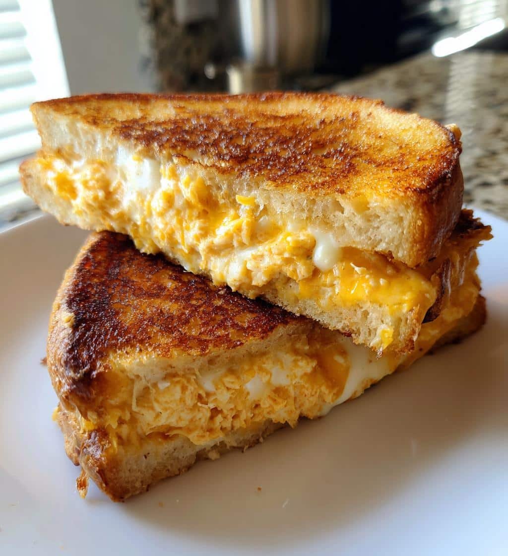 Air Fryer Tuna & Cheddar Melt
