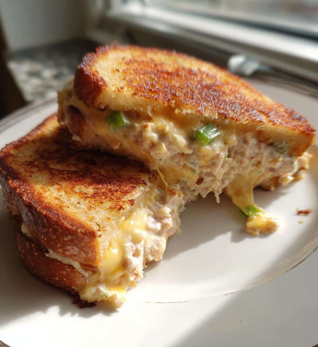 Air Fryer Tuna Melt