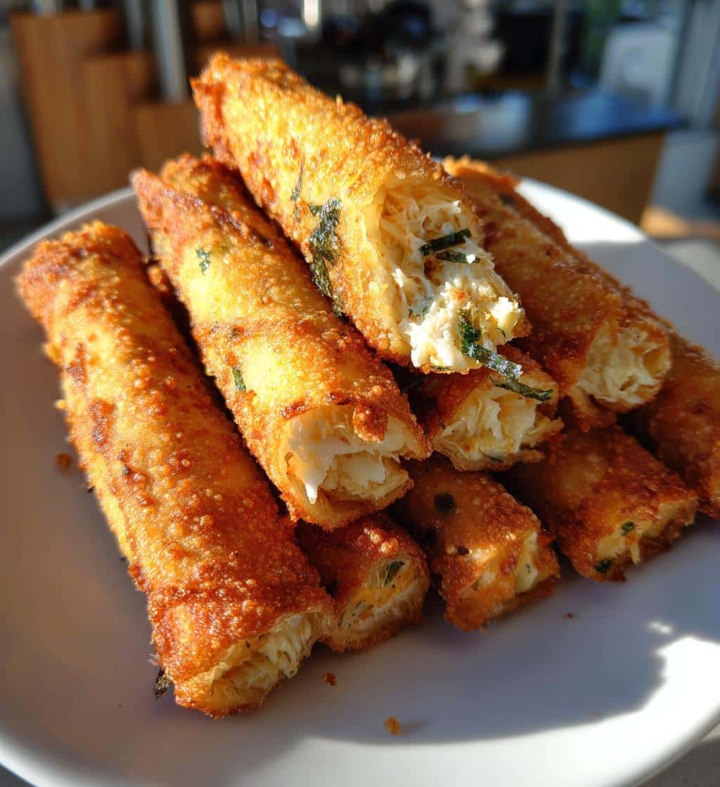 Air Fryer Vegan Crab Rangoon Sticks - detail 1