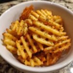 Air Fryer Waffle Fries - Seasoned