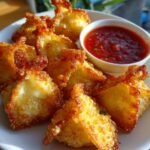 Air Fryer Wonton-Wrapped Mozzarella Sticks