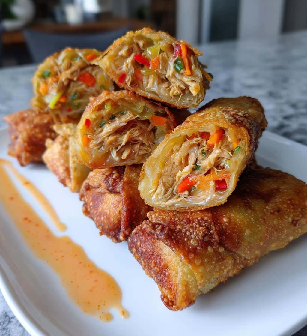Crispy Chicken & Veggie Air Fryer Egg Rolls in Just 10 Minutes 4 Chicken & Veggie Air Fryer Egg Rolls - detail 1