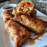 Chicken & Veggie Air Fryer Egg Rolls