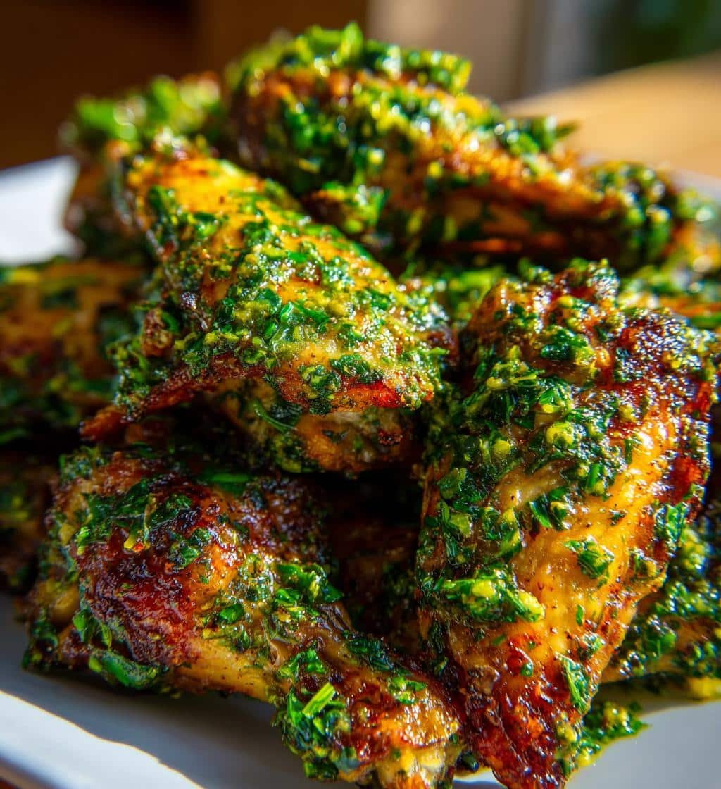 Chimichurri Air Fryer Wings