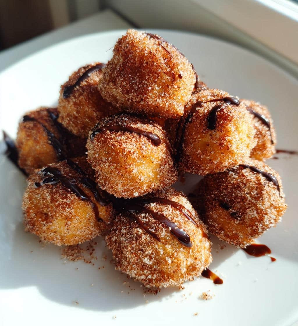 Churro-Style Air Fryer Crescent Roll Bites - detail 1