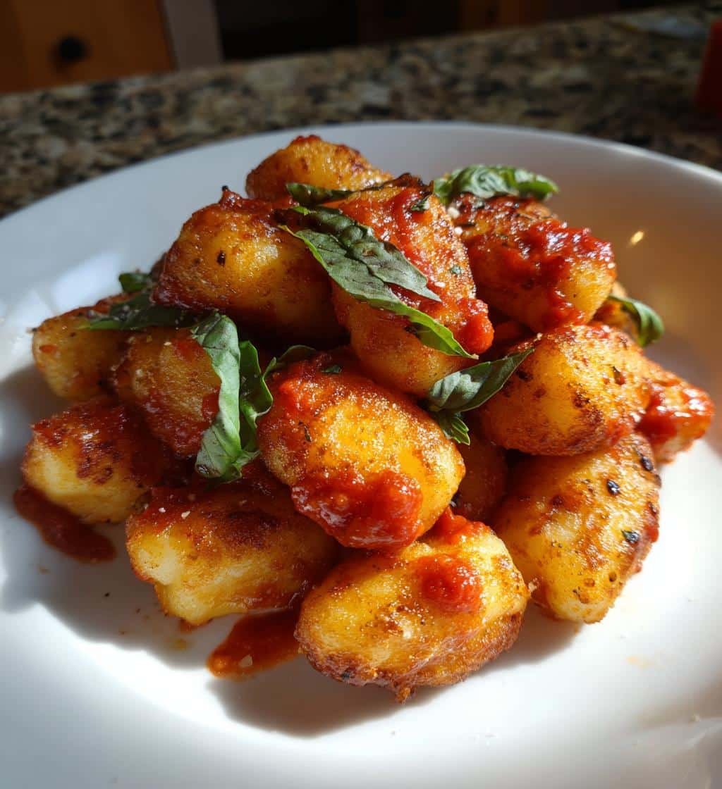 Crispy Air Fryer Gnocchi Marinara