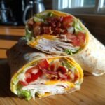 Delicious Turkey Ranch Club Wrap