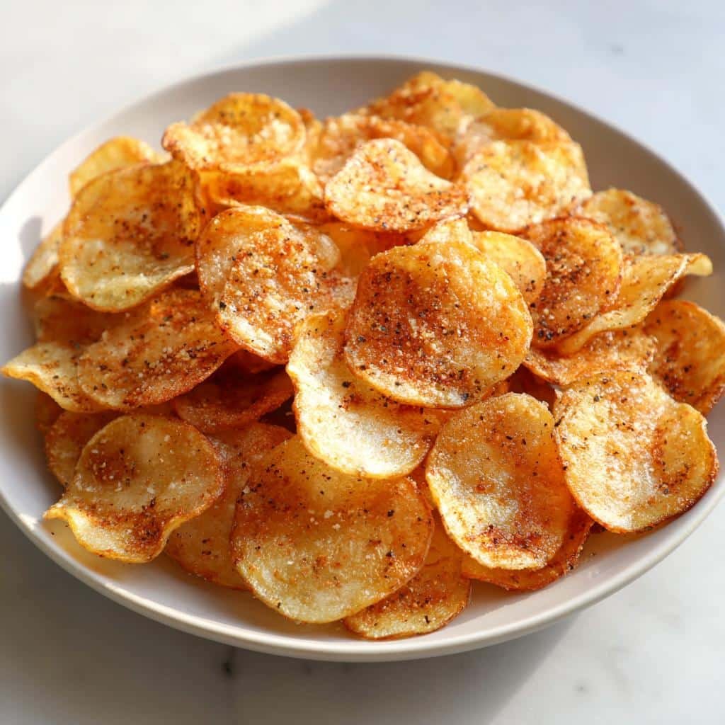 Homemade Air Fryer Baby Potato Chips - detail 1
