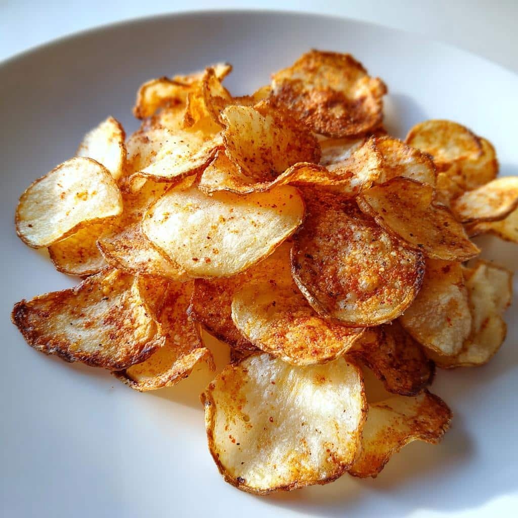 Homemade Air Fryer Baby Potato Chips