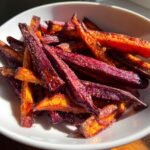 Homemade Air Fryer Purple Sweet Potato Fries