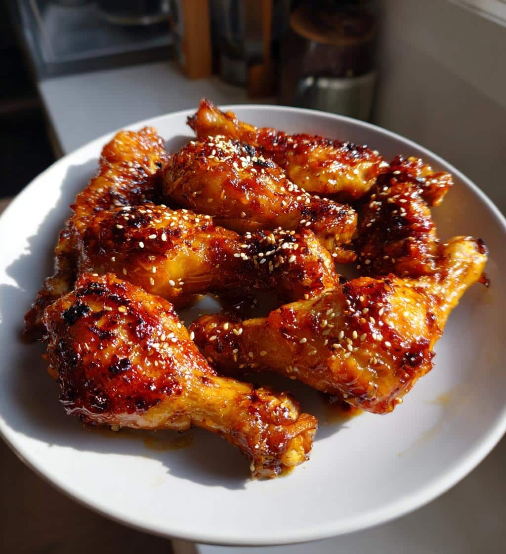 Honey Soy Glaze Air Fryer Drumsticks - detail 1