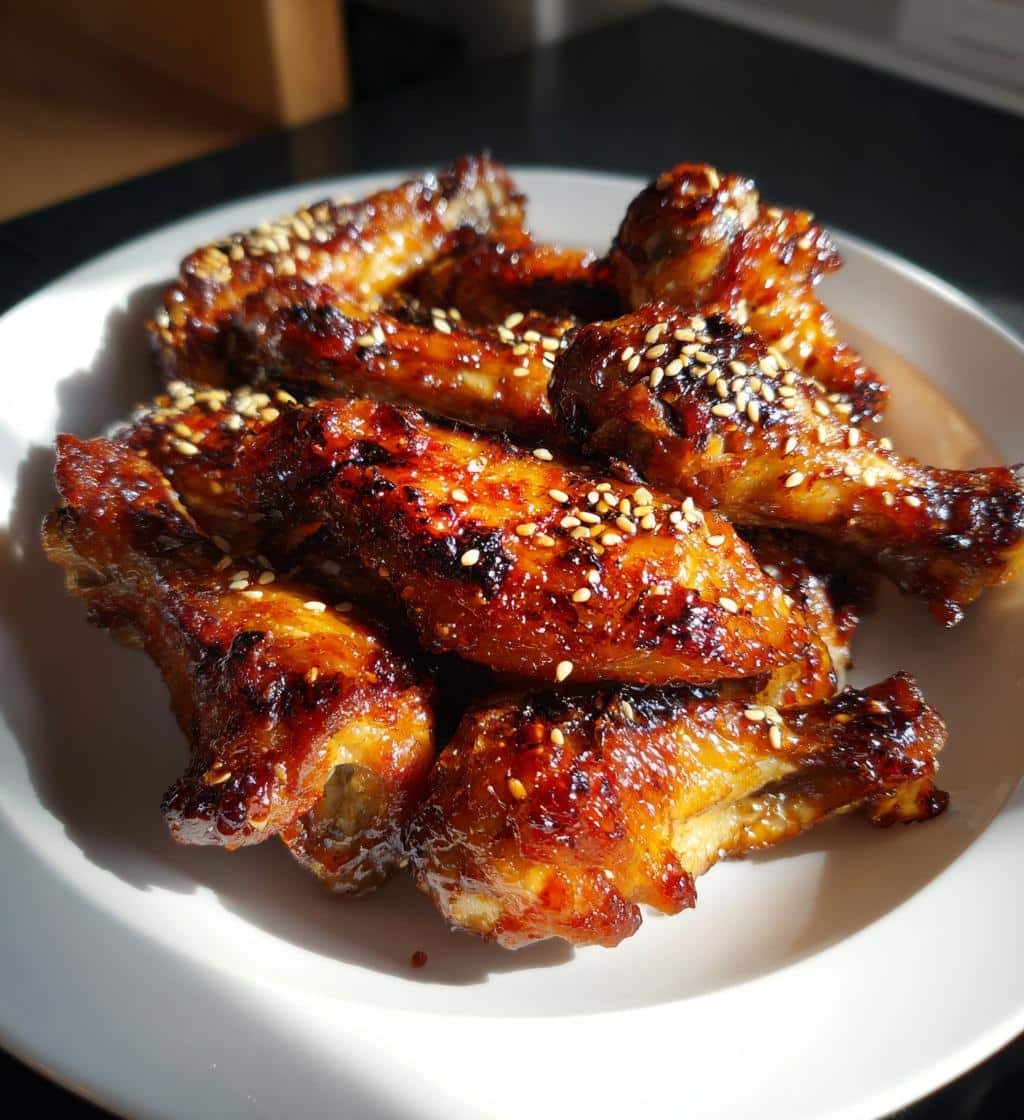 Honey Soy Glaze Air Fryer Drumsticks