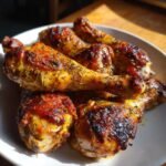Lemon Rosemary Butter Air Fryer Drumsticks