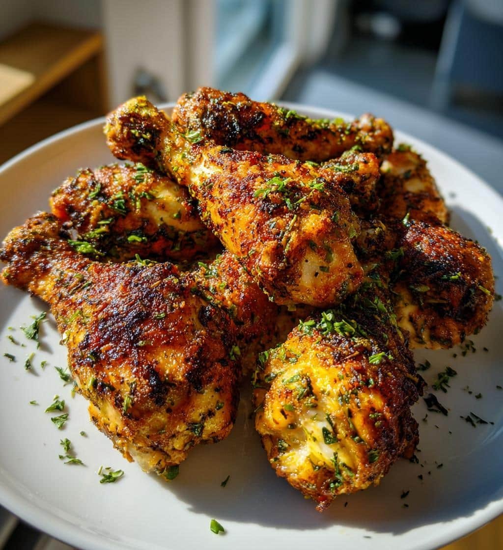 Lemon Zest Italian Air Fryer Drumsticks