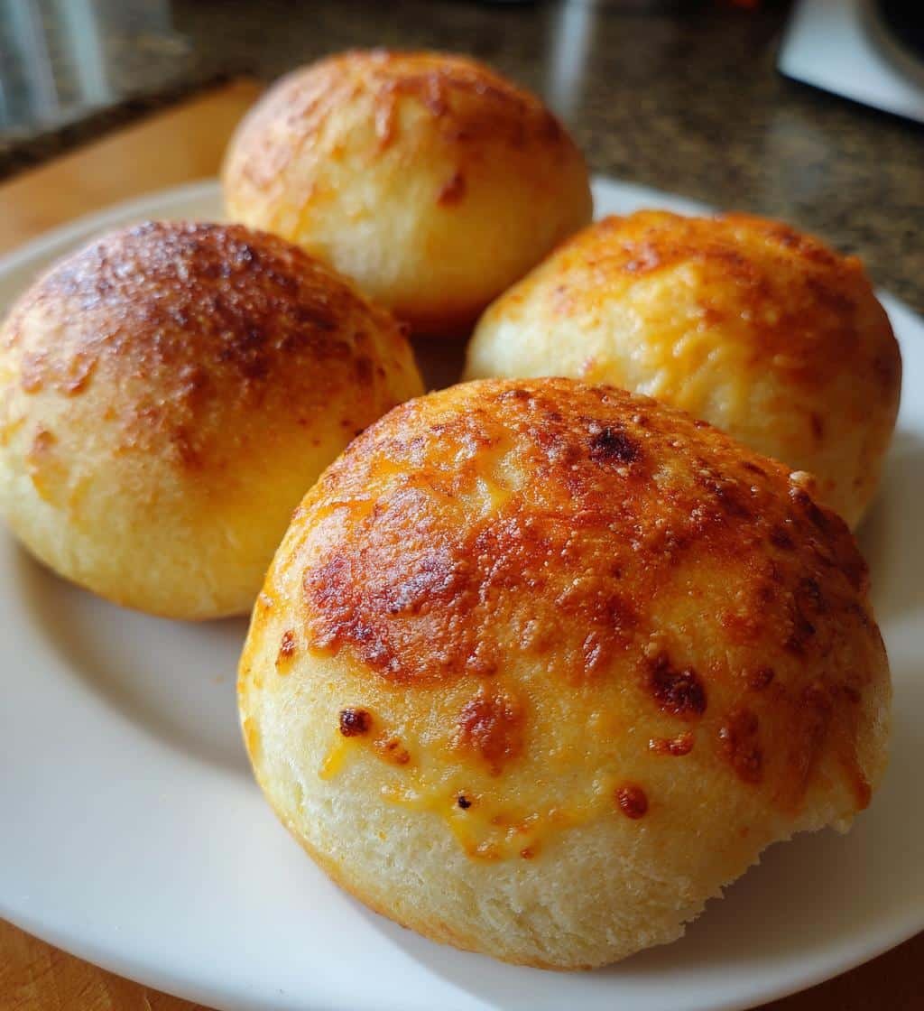 Quick 3-Ingredient Air Fryer Parmesan Bread Rolls - detail 1