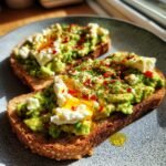 Spicy Avocado & Cottage Cheese Air Fryer Toast