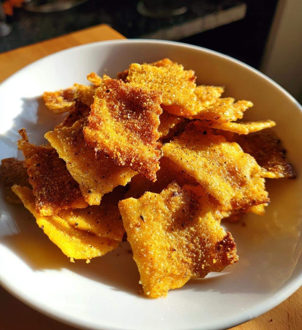 AIR FRYER PASTA CHIPS