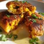 Air Fryer Achari Paneer Naan Bombs