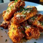 Air Fryer Alfredo Wings