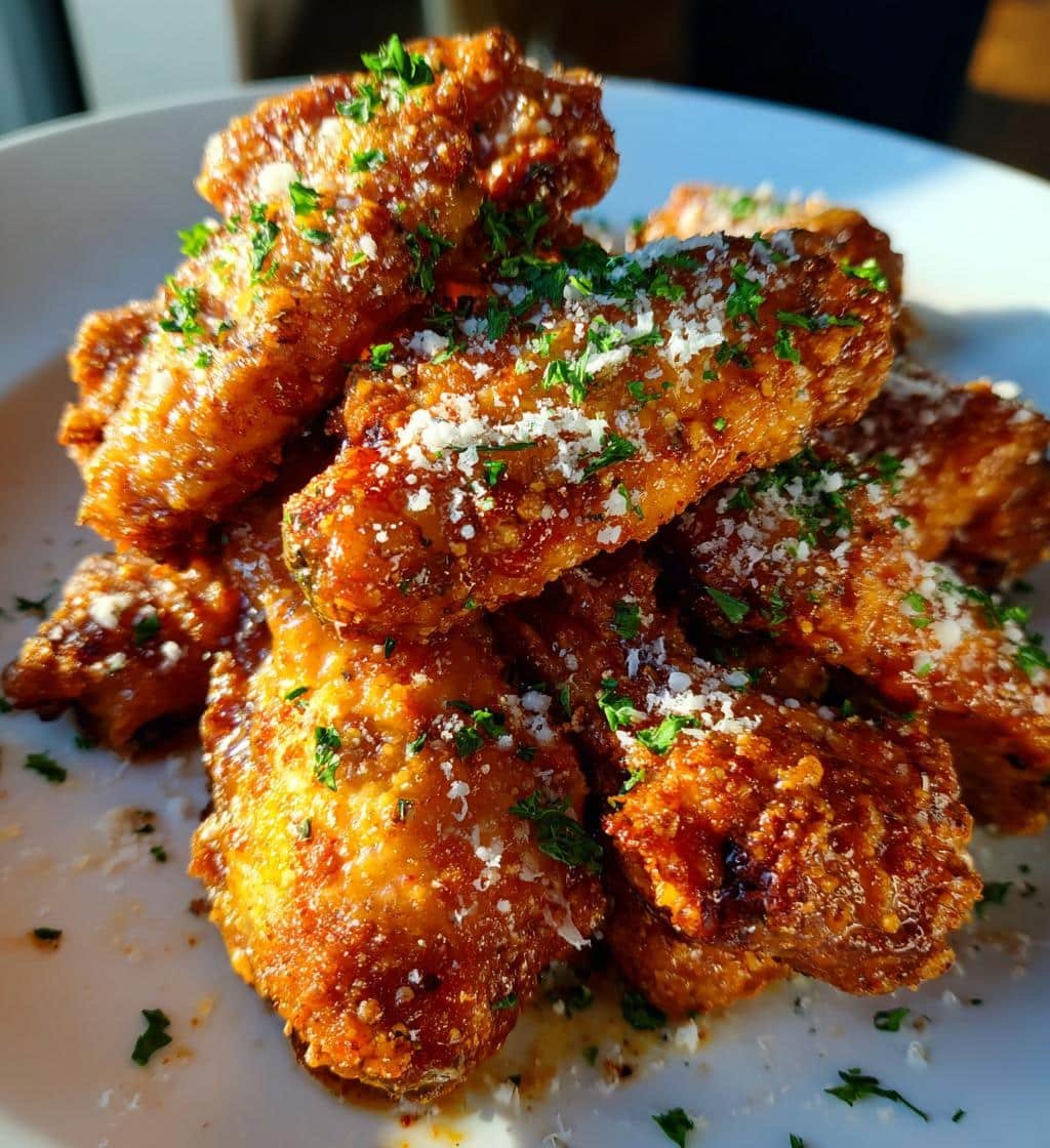 Air Fryer Alfredo Wings