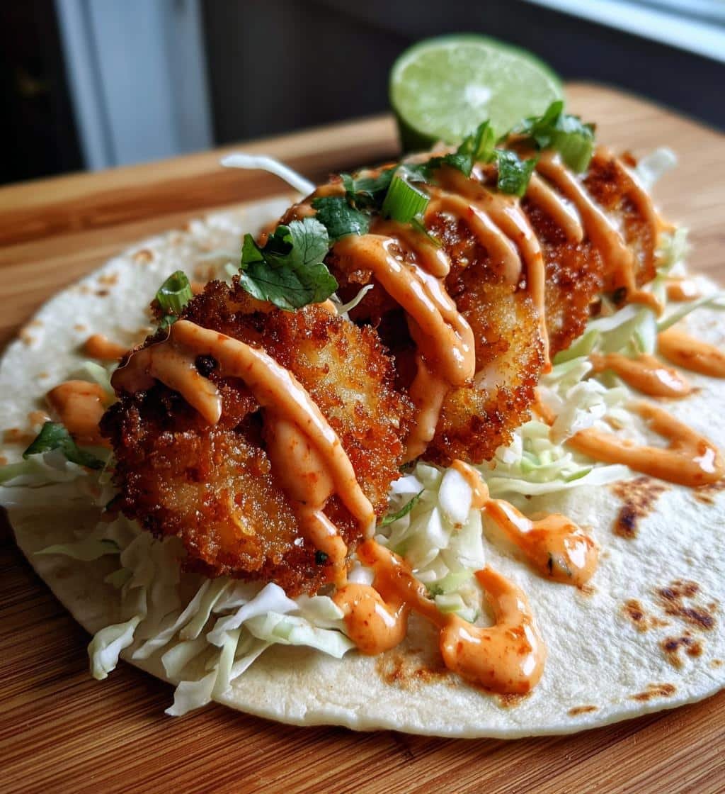 Air Fryer BANG BANG SHRIMP TACOS - detail 1