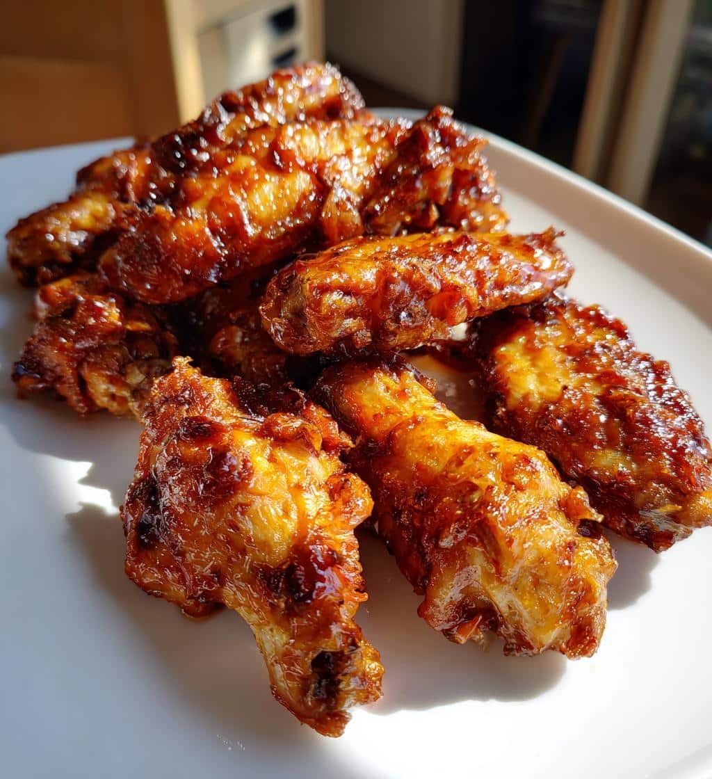 Air Fryer BBQ Pulled Chicken Wings - detail 1