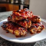 Air Fryer BBQ Pulled Chicken Wings