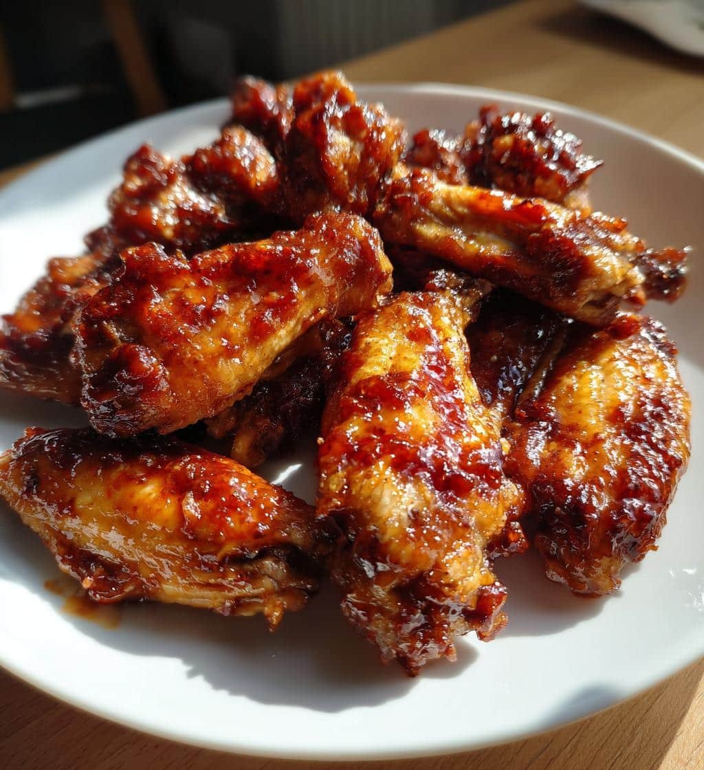 Air Fryer BBQ Pulled Chicken Wings