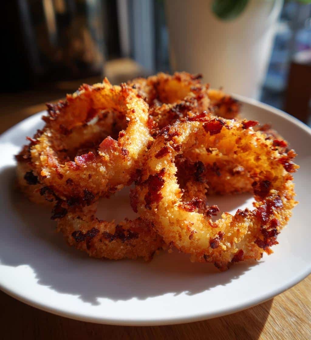 Air Fryer Bacon Onion Rings - detail 1