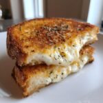 Air Fryer Burrata Grilled Cheese