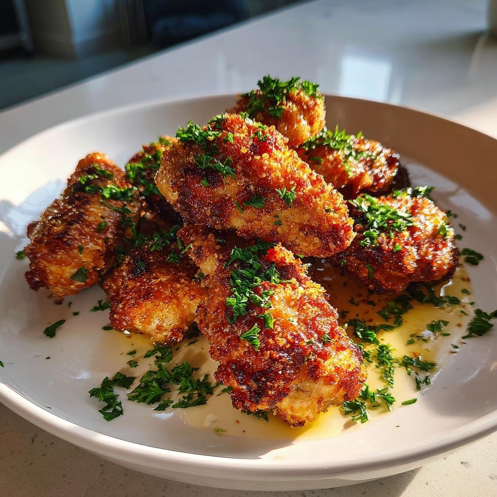 25-Minute Air Fryer Chicken Parmesan Wings - Crispy Bliss 4 Air Fryer Chicken Parmesan Wings - detail 1