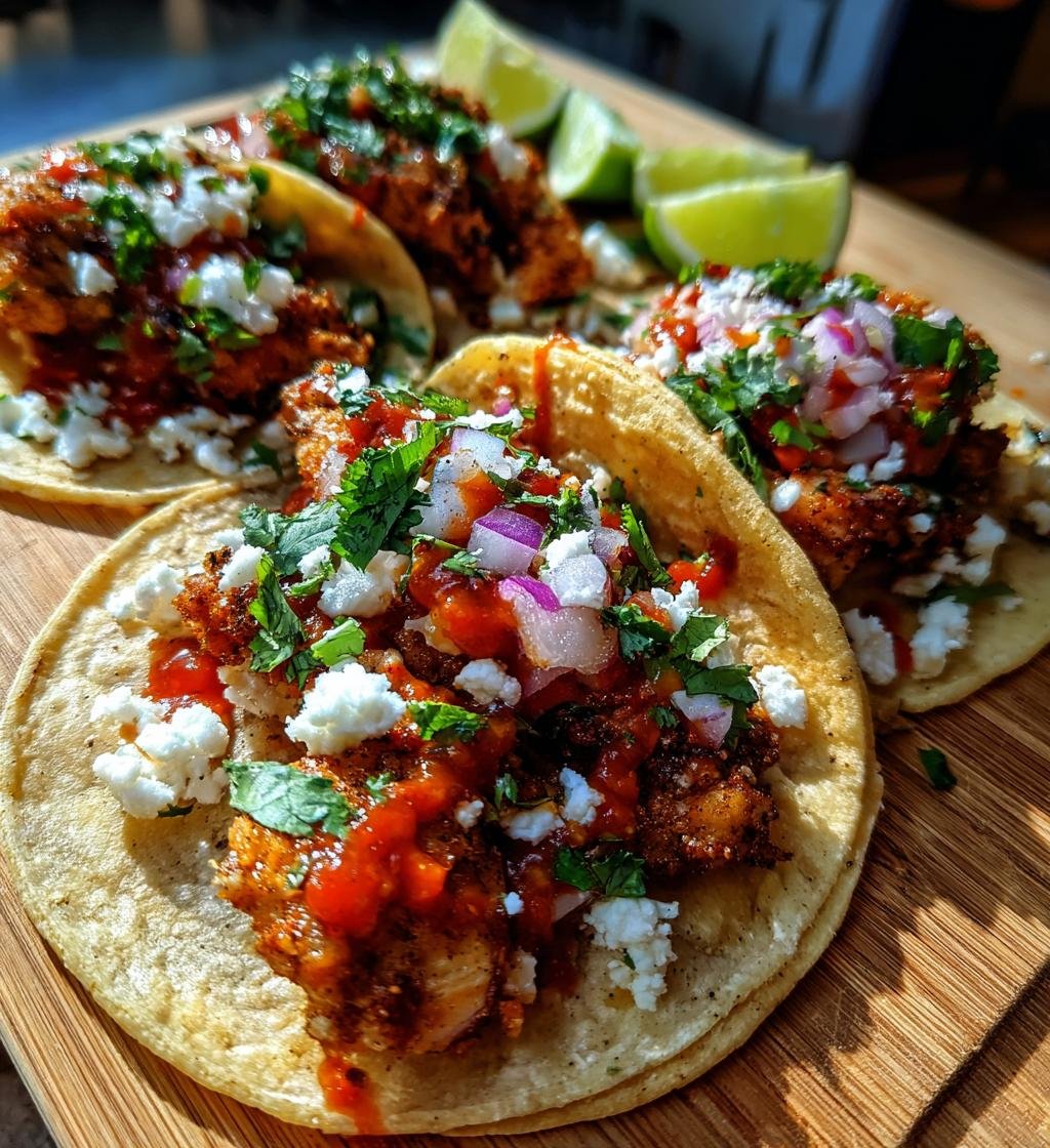 Air Fryer Chicken Street Tacos - detail 1