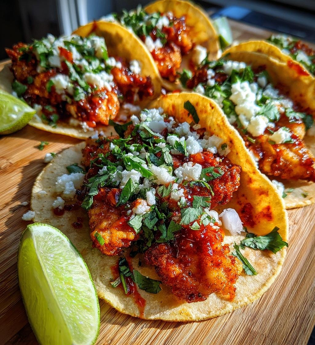 Air Fryer Chicken Street Tacos