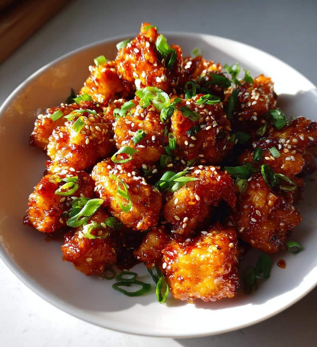 Air Fryer Chili Tofu