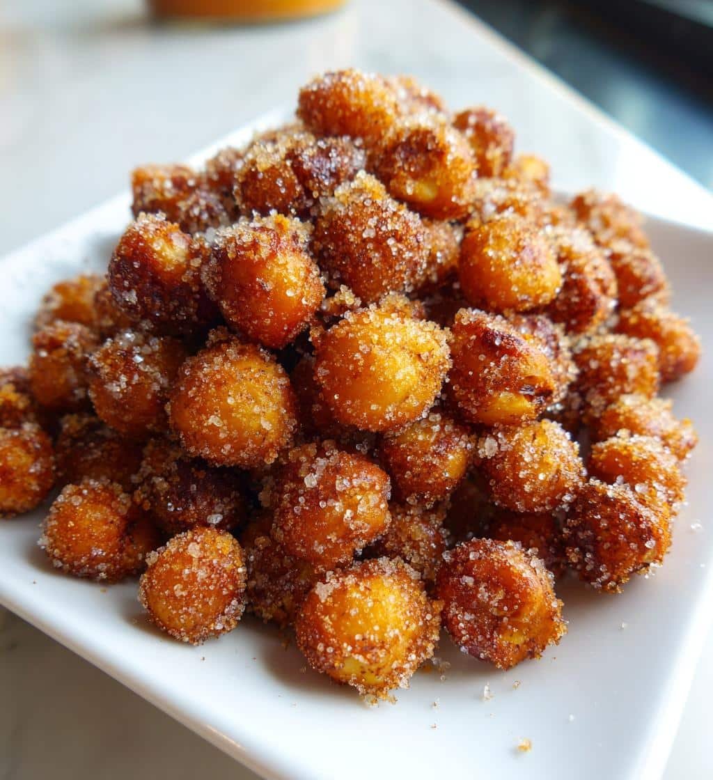 Air Fryer Cinnamon Sugar Chickpea Chips - detail 1