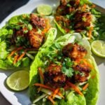 Air Fryer Cod Lettuce Wraps