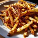 Air Fryer Crispy Balsamic Parmesan Fries