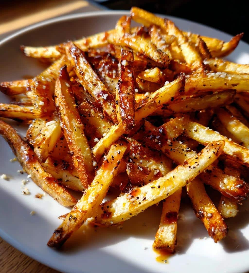 Air Fryer Crispy Balsamic Parmesan Fries