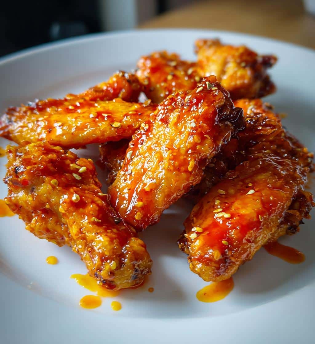 Air Fryer Crispy Buffalo Lemon Pepper Wings