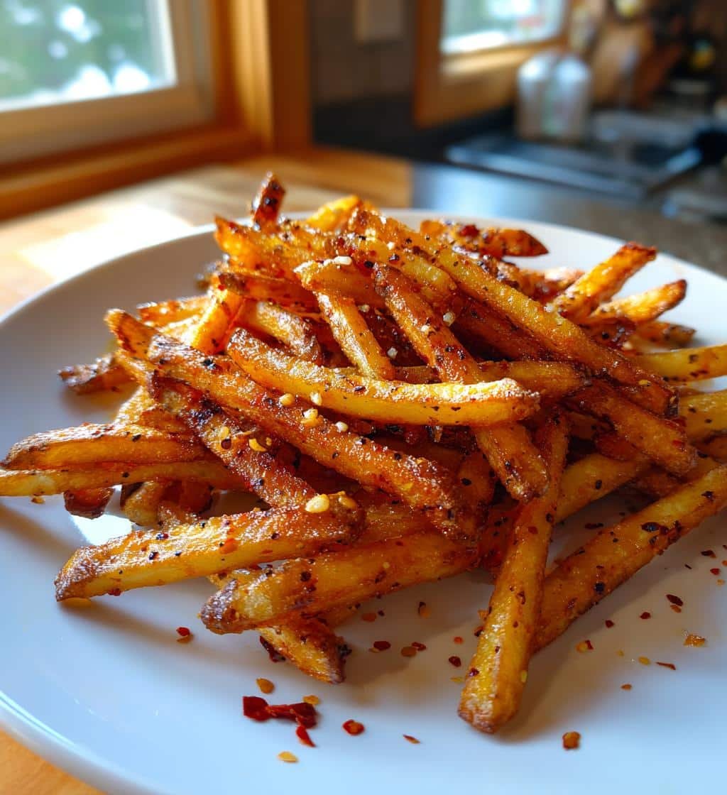Air Fryer Crispy Chili Oil Fries