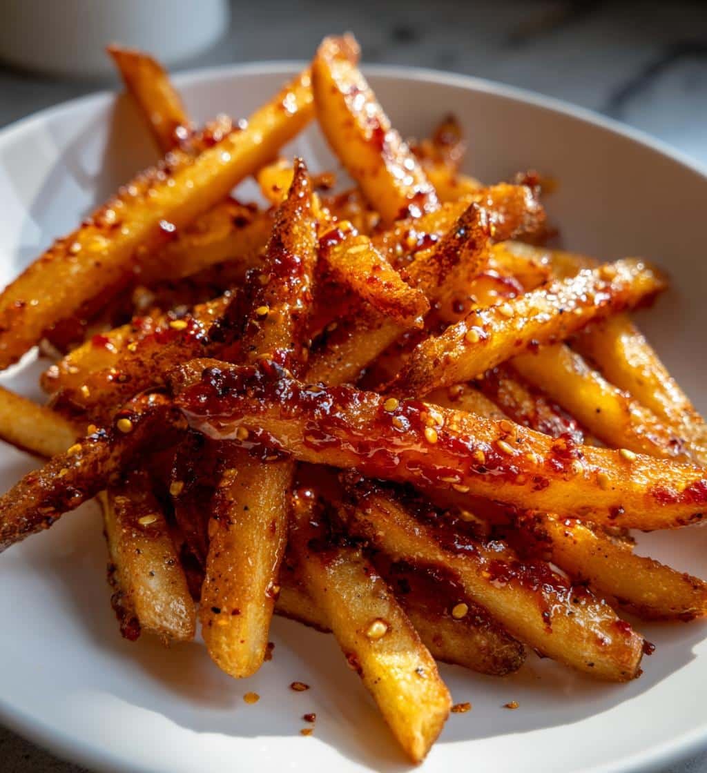 Air Fryer Crispy Chili Oil Fries