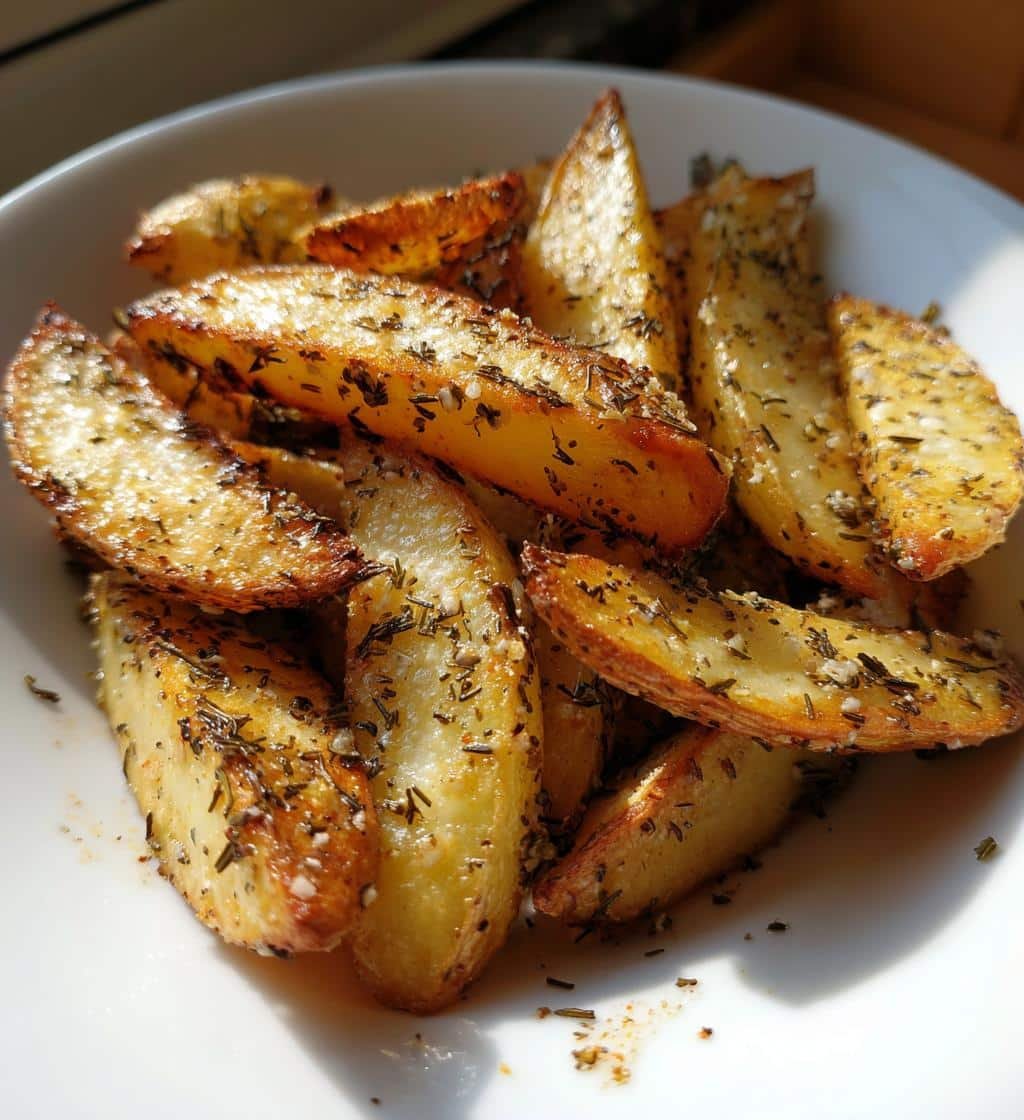 Air Fryer Crispy Garlic Herb Dill Wedges