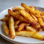 Air Fryer Crispy Garlic Oil Fries