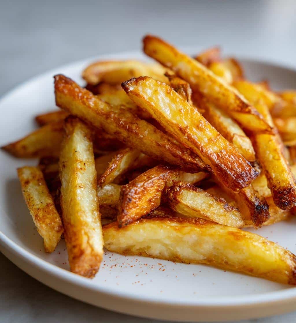 Air Fryer Crispy Garlic Oil Fries