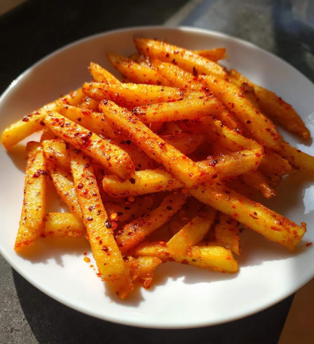 Air Fryer Crispy Harissa Fries
